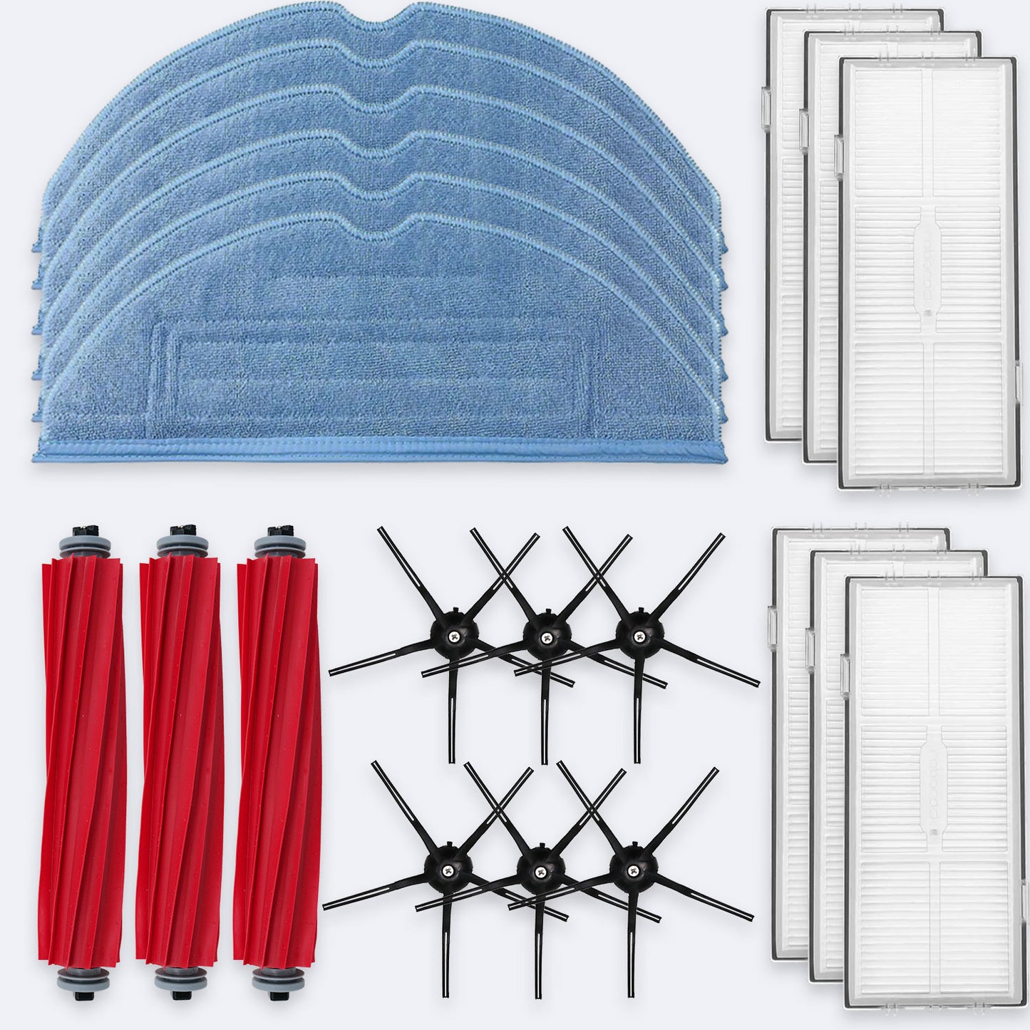 Zubehör Set für Roborock S7, S7+, S7 MaxV & S7 MaxV Plus