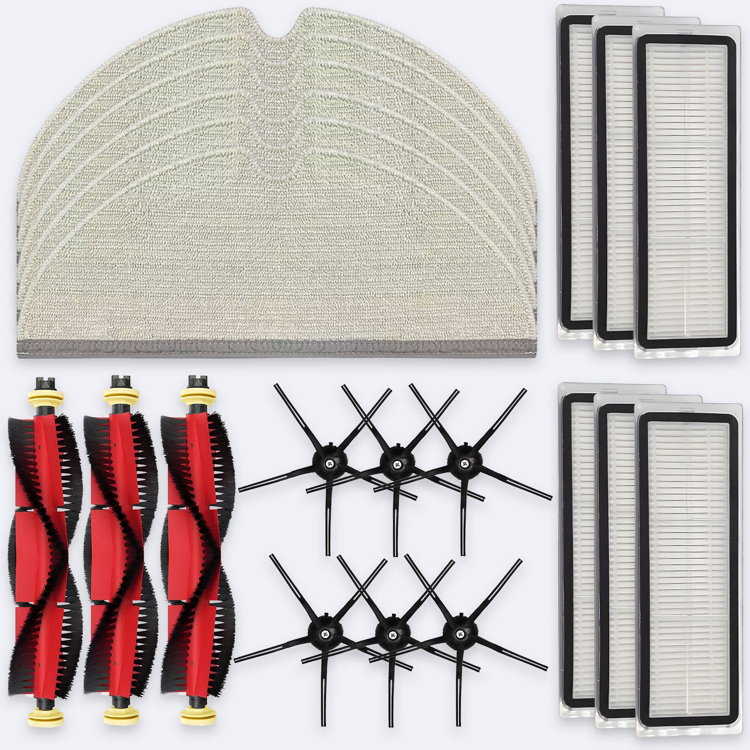Kit Ricambi Per Xiaomi Roborock S5/S6 - Spazzole, Filtri HEPA, Stracci E Accessori Pulizia - Foto 12